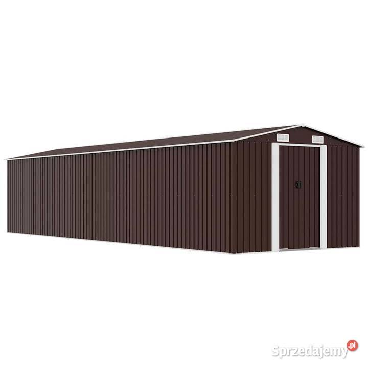 vidaXL Szopa ogrodowa brązowa 257x779x181 Warszawa sprzedam