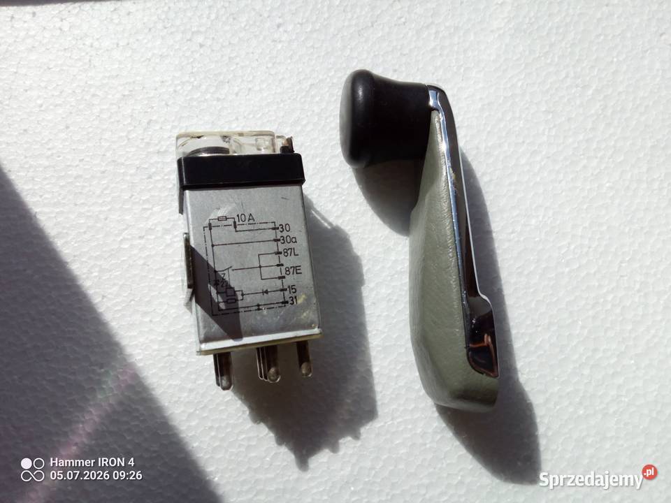 Mercedes W124 przekaźnik i korbka szyby auto PRL podkarpackie Przemyśl