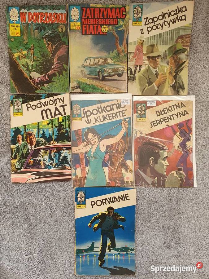 Kapitan Żbik zestaw 25 komiksów wydanie II Gdynia