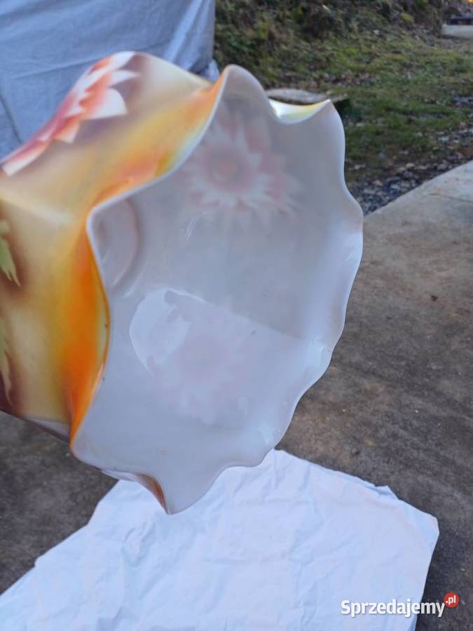 Stary klosz z 3040 lat 20 wieku recznie malowany Lubań sprzedam