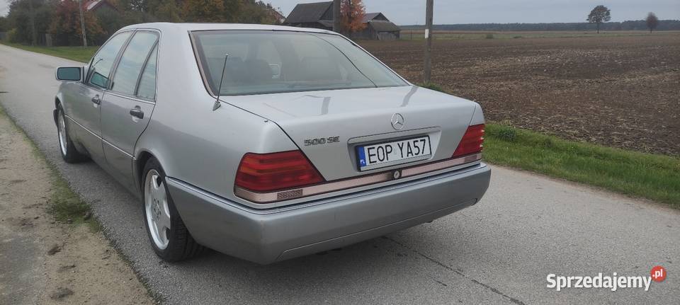 Zdrowy Mercedes W140 500SE 326 z LPG 1991r łódzkie Sulejów sprzedam