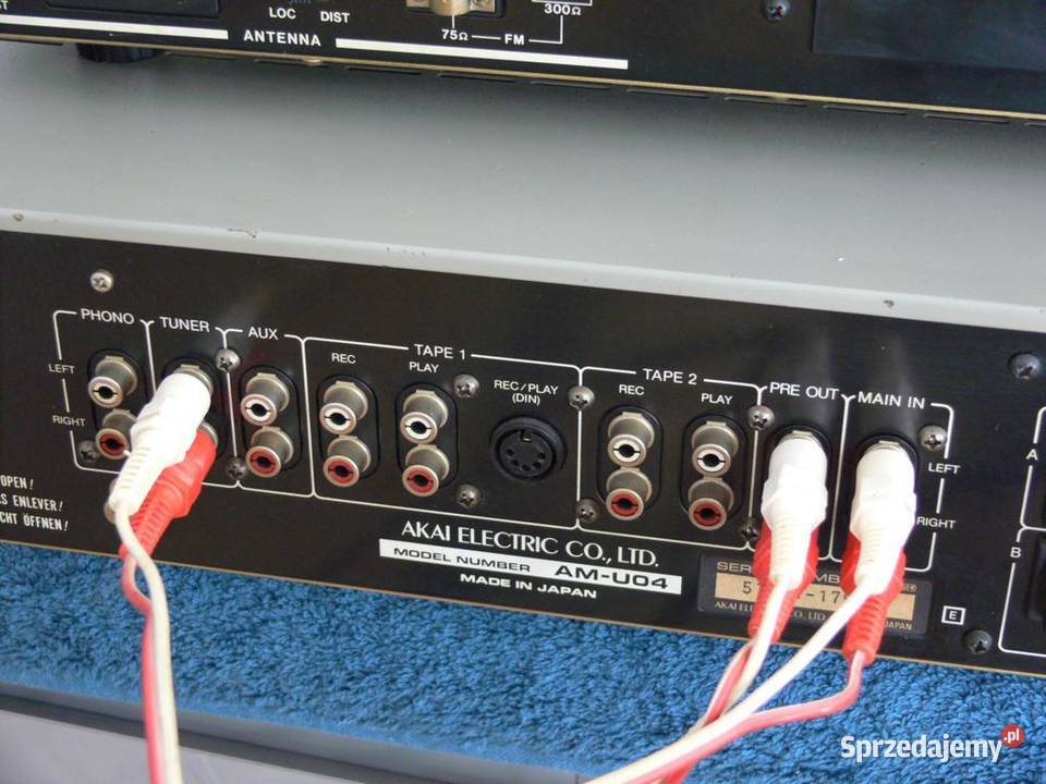 Wzmacniacz i tuner Akai Vintage WYSYŁKA podkarpackie Jasło sprzedam