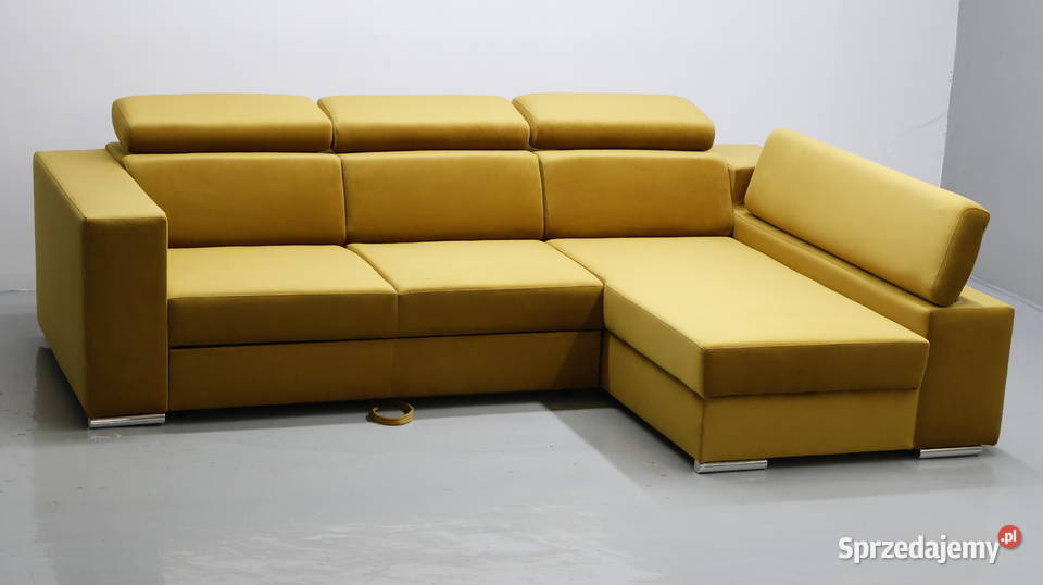 TSŁ NAROŻNIK funkcja spania Bluvel 68 złoty