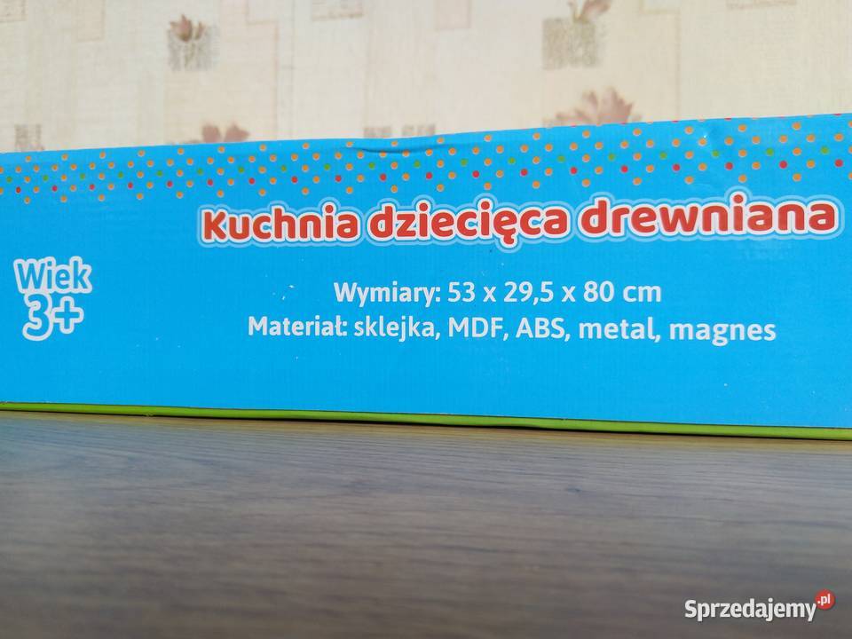 NAJTANIEJ Kuchnia Drewniana Dziecka wys 80 sprzedam