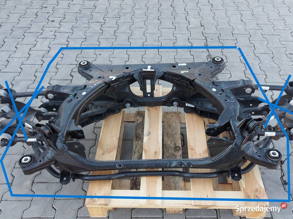 TESLA MODEL Y 2022r BELKA ZAWIESZENIA SANKI TYŁ sprzedam