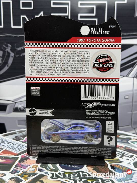 Hot Wheels RLC 1997 Toyota Supra BOX 23 Wrocław
