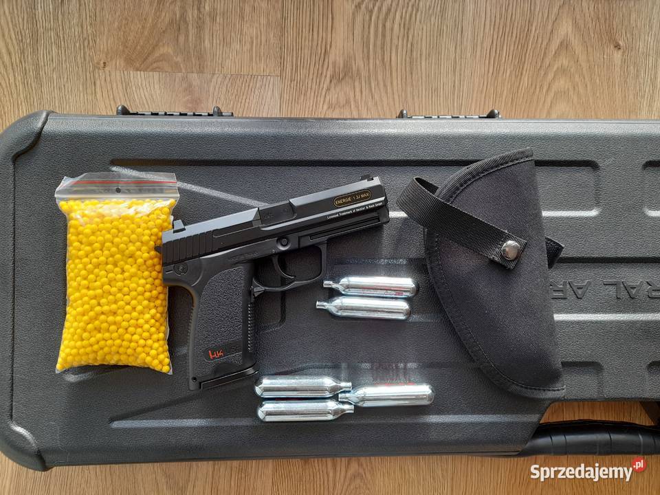 Pistolet Wiatrówka 6 mm BB CO2 HK USP NOWA Sławków