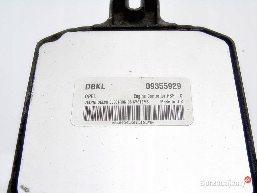 KOMPUTER STEROWNIK 16 16V ASTRA F G VECTRA B osobowe Sosnowiec