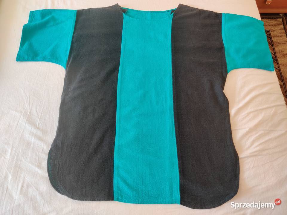 Bluzka niebieskoczarna Myszków