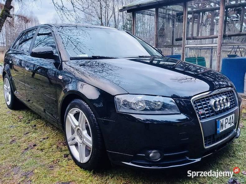 AUDI A3 8P SLINE 32 V6 DSG QUATTRO 250 Ostrołęka sprzedam