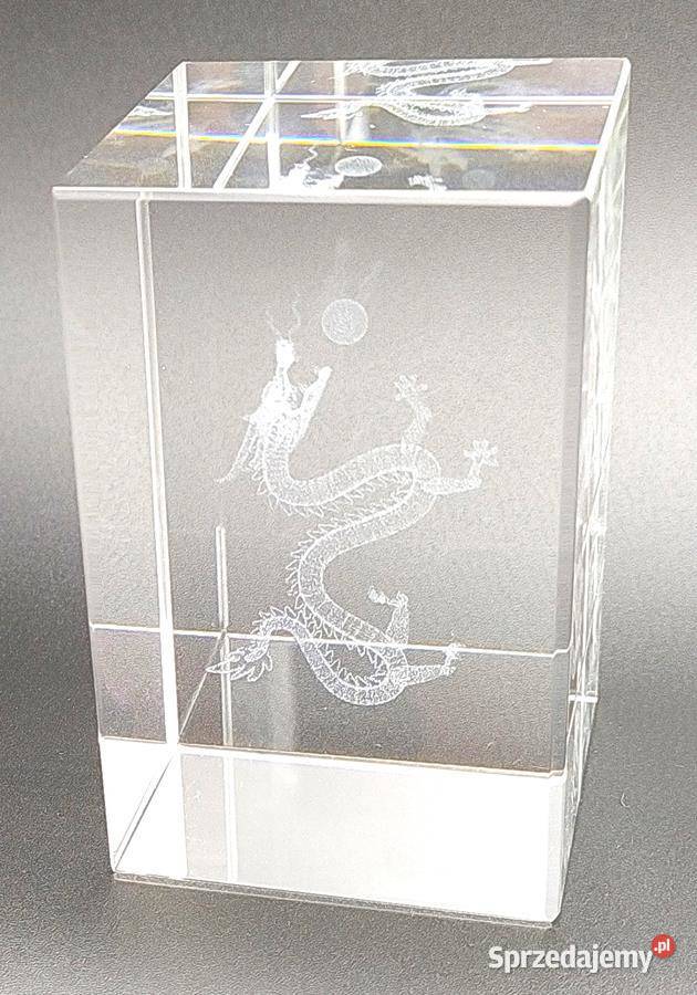 Kostka kryształowa smok Promocja IH173 Poznań