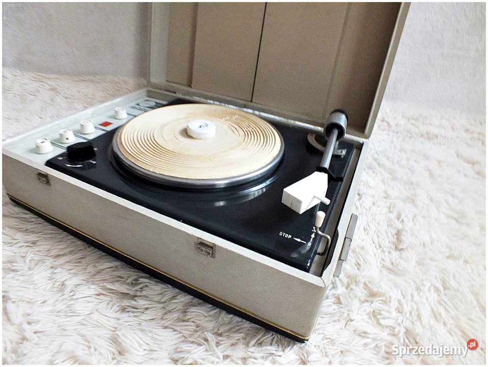 Stary gramofon Foletta De Luxe stereo z Antyki Żary