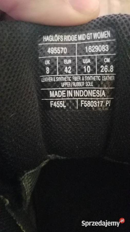 Buty Haglfs Ridge Mid GT EUR42 27 Skóra Białystok