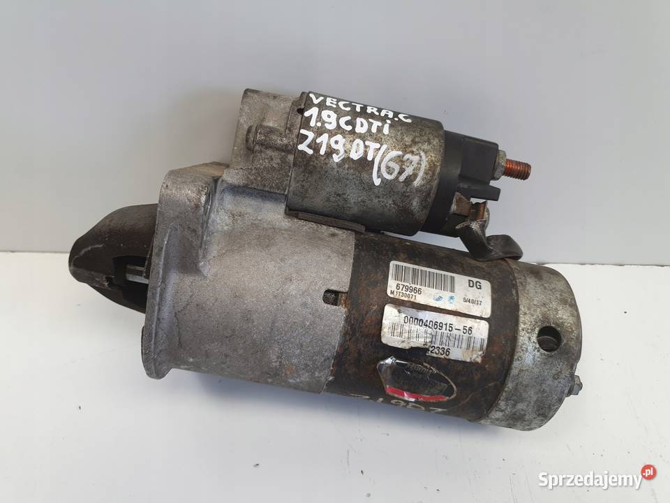 ROZRUSZNIK Opel Vectra C 19 CDTI ROZRUSZNIK Układ elektryczny silnika Chełm