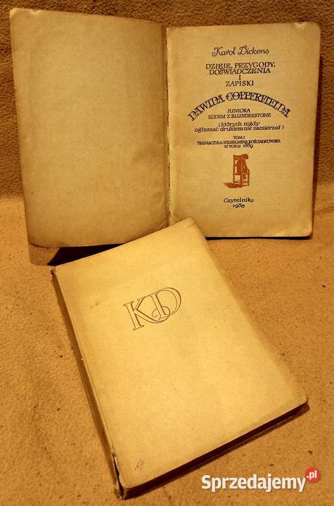 Książka Dzieje Dawida Copperfielda K Dickens sprzedam