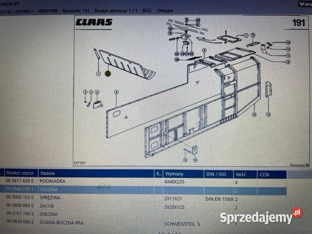 Claas Dominator Mega Osłona Poganiaczy wielkopolskie Jastrzębniki