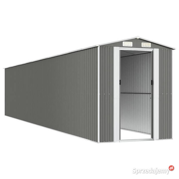 Szopa ogrodowa jasnoszara 192x1021x223 stal Dom i Ogród Warszawa