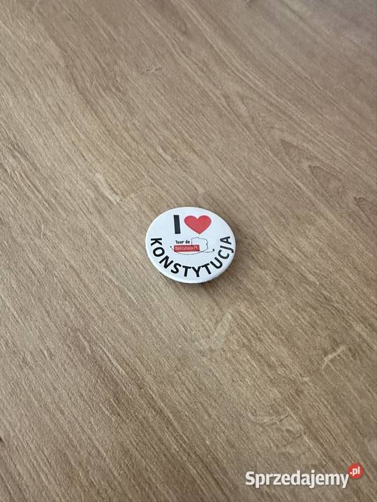 Przypinka konstytucja pomorskie Gdańsk