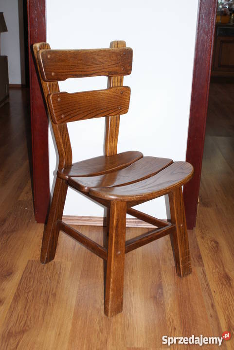 Krzesło drewniane - lite drewno