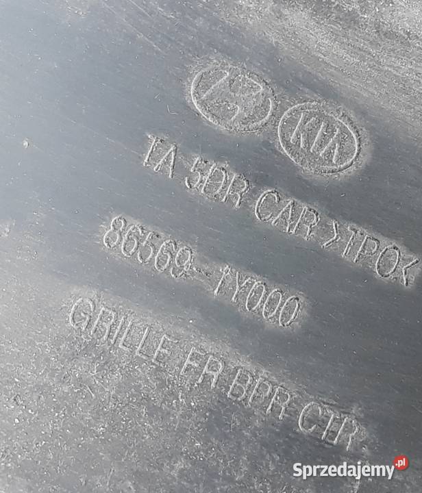 KIA PICANTO KRATKA ŚRODKOWA ZDERZAKA PRZÓD Międzychód