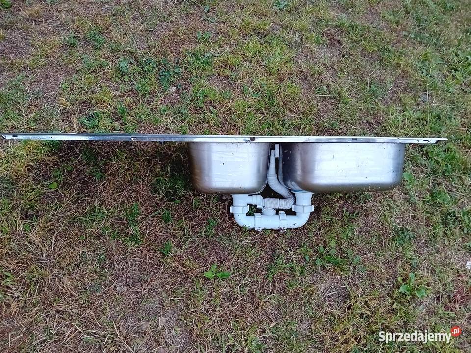 Zlewozmywak dwukomorowy z ociekaczem i syfonem Dębica