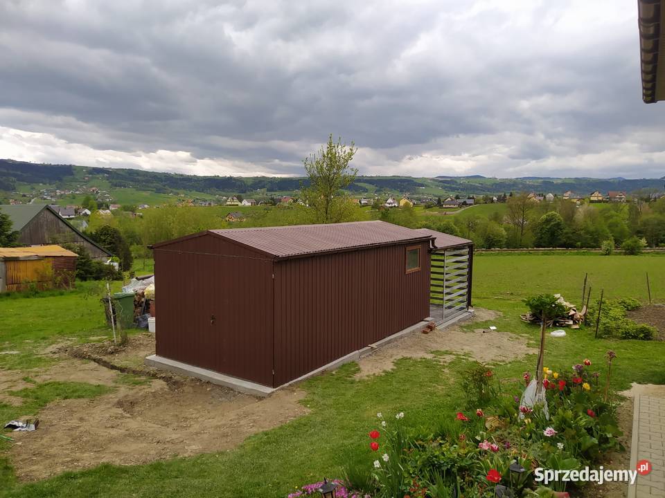 Garaż dwuspadowy 660x530 Stadniki