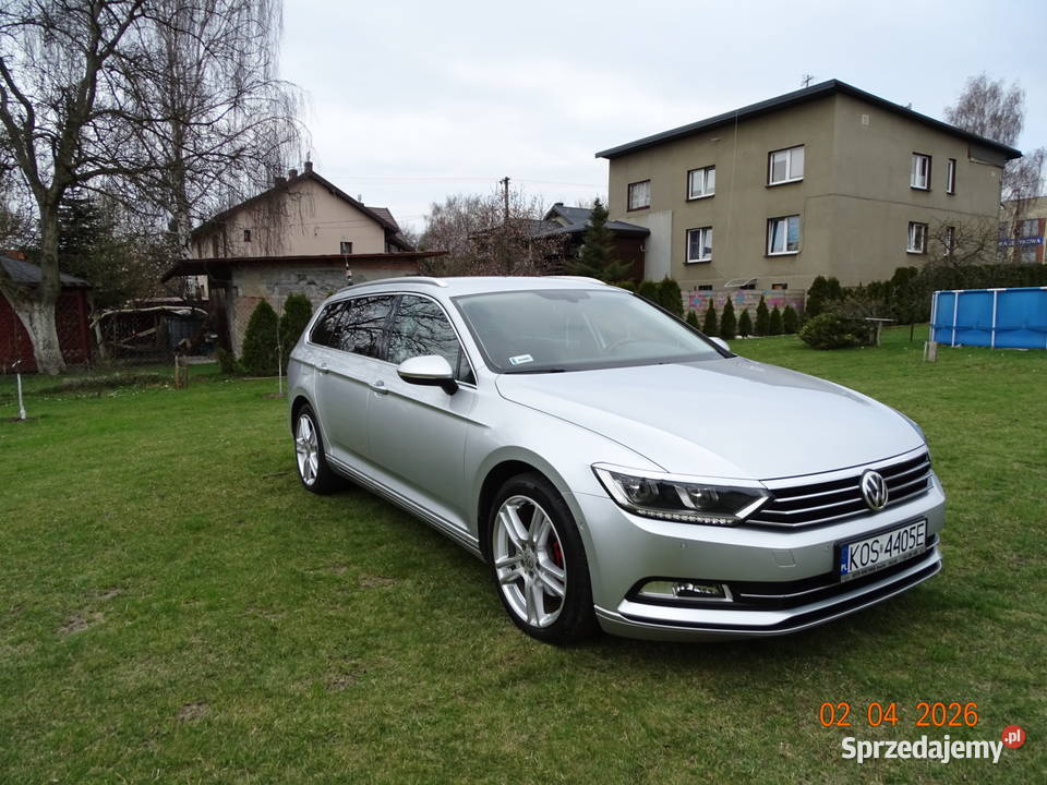 VW Passat B8 20 tdi DSG automatyczna małopolskie Chełmek