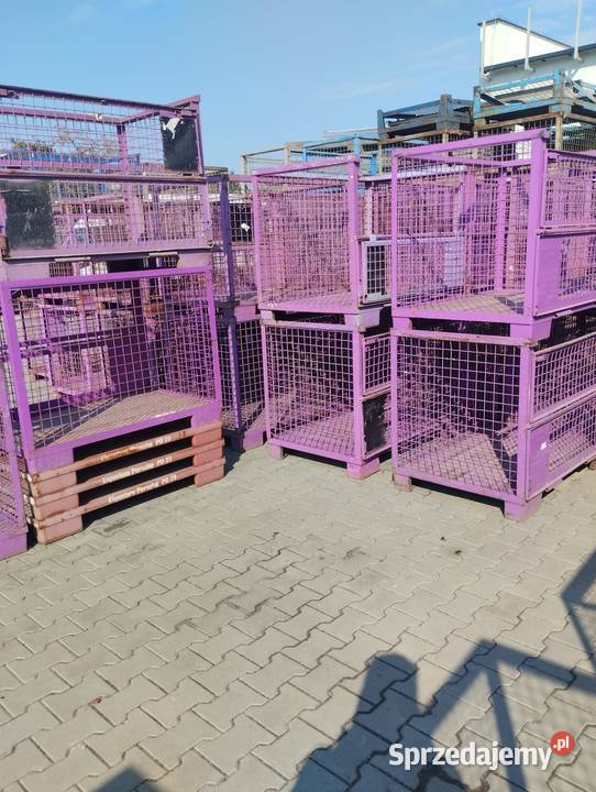 Skrzynie paletowe metalowe GITTERBOX Toruń kujawsko-pomorskie Grębocin sprzedam