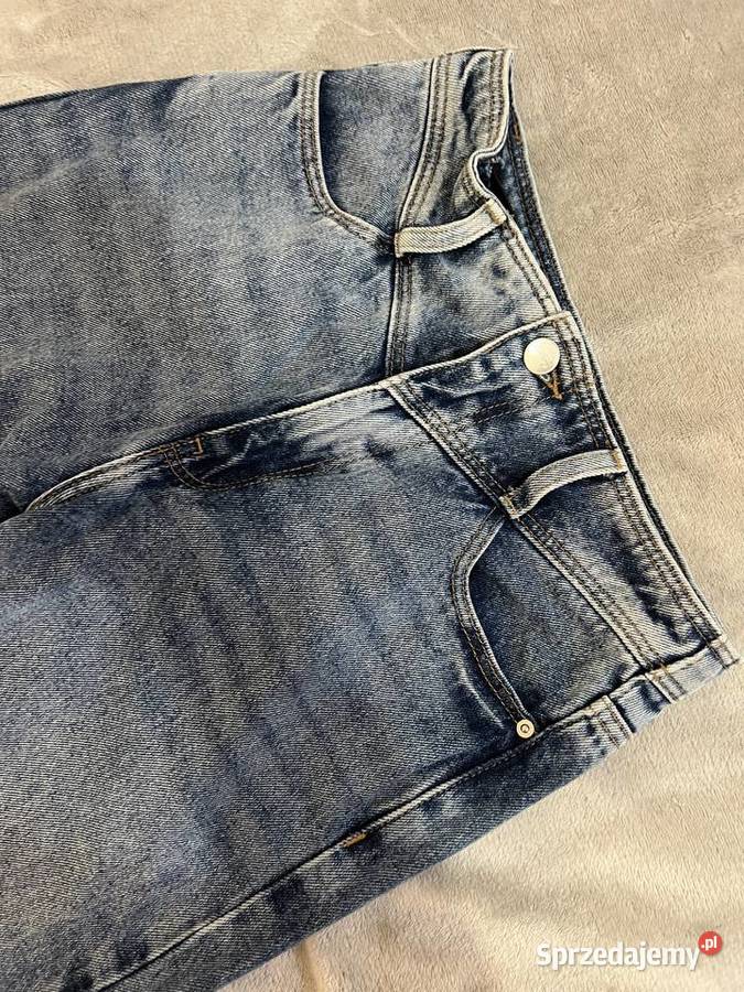 Kuloty spodnie jeansowe jeansy niebieskie HIT