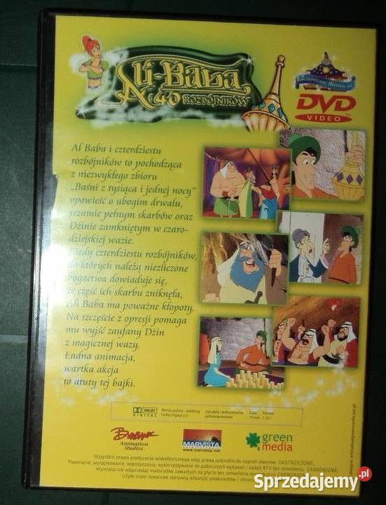 Alibaba i 40 rozbójników DVD 2005 sindbad sinbad podkarpackie Rzeszów sprzedam