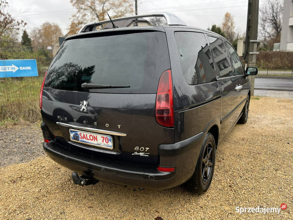 Peugeot 807 20 Zarejestrowany 7 osob Climatronic śląskie Częstochowa