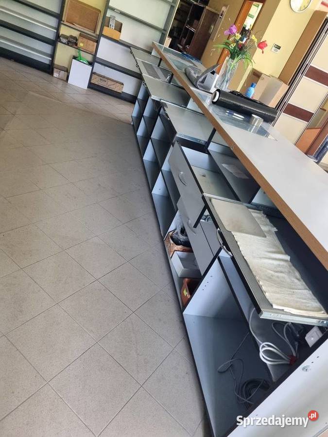 Regały magazynowe sklepowe mocne z płyty 28 Meble sprzedam