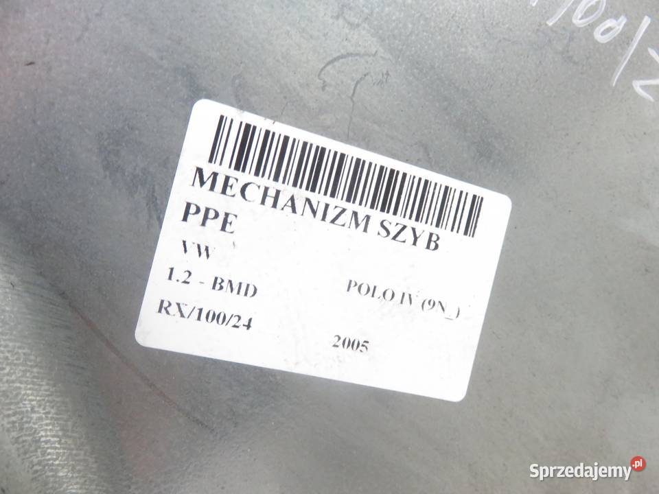 PODNOŚNIK SZYBY PRAWY PRZEDNI VW POLO IV 9N małopolskie sprzedam