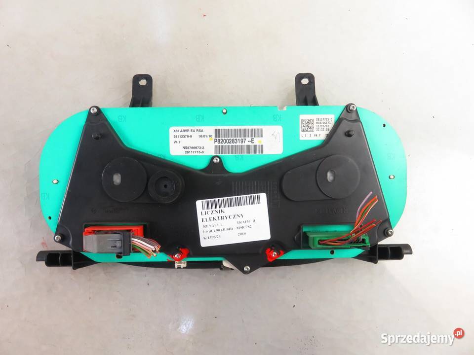 LICZNIK RENAULT TRAFIC II 20 dCi P8200283197E