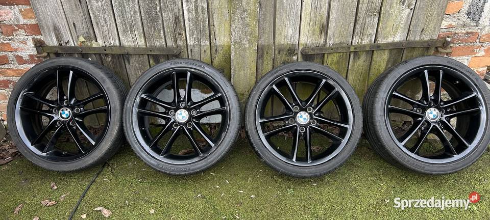 Czarne felgi aluminiowe BMW M pakiet 18 Trzebnica sprzedam