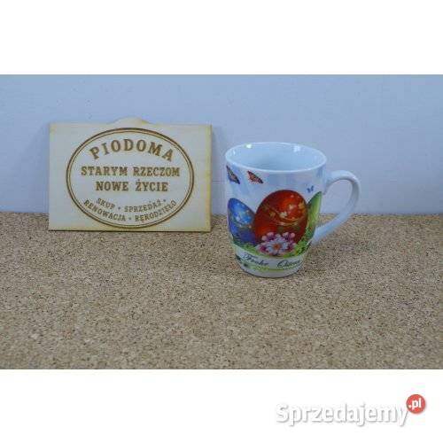 Kubek porcelanowy Frohe Ostern motyw wielkanocny