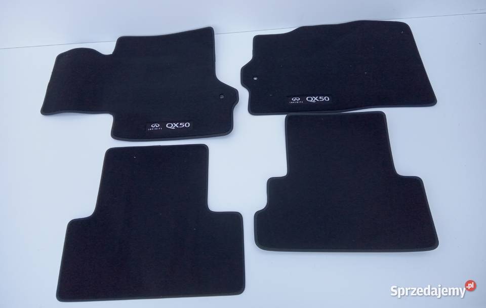 DYWANIKI WELUROWE CZARNE INFINITI QX50 EX37 EX50 osobowe Nowy Tomyśl