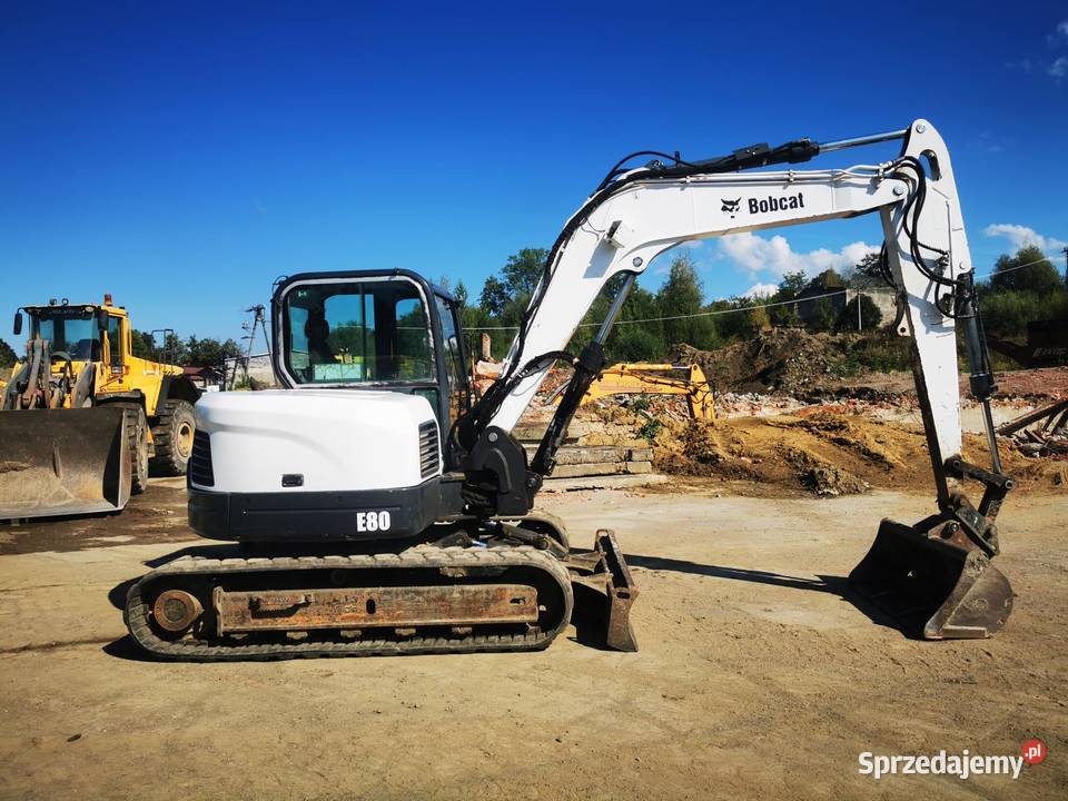 Bobcat E 80 Pług 3 Łyżki Klima Stan Cieszyn