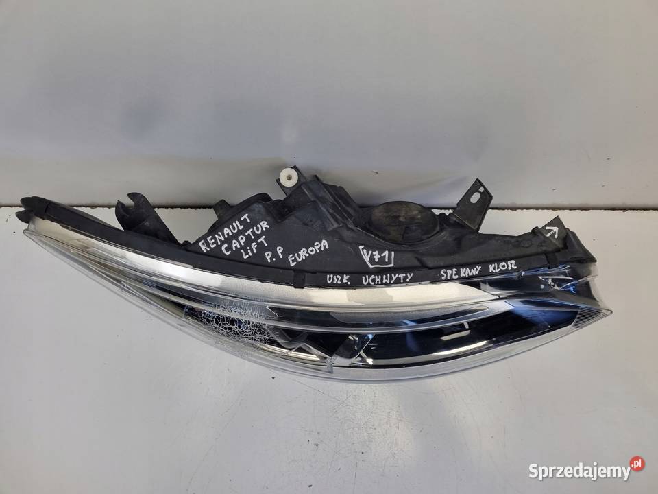 LAMPA PRAWA Renault Captur I 1719r LIFT PRZEDNIA Rudka