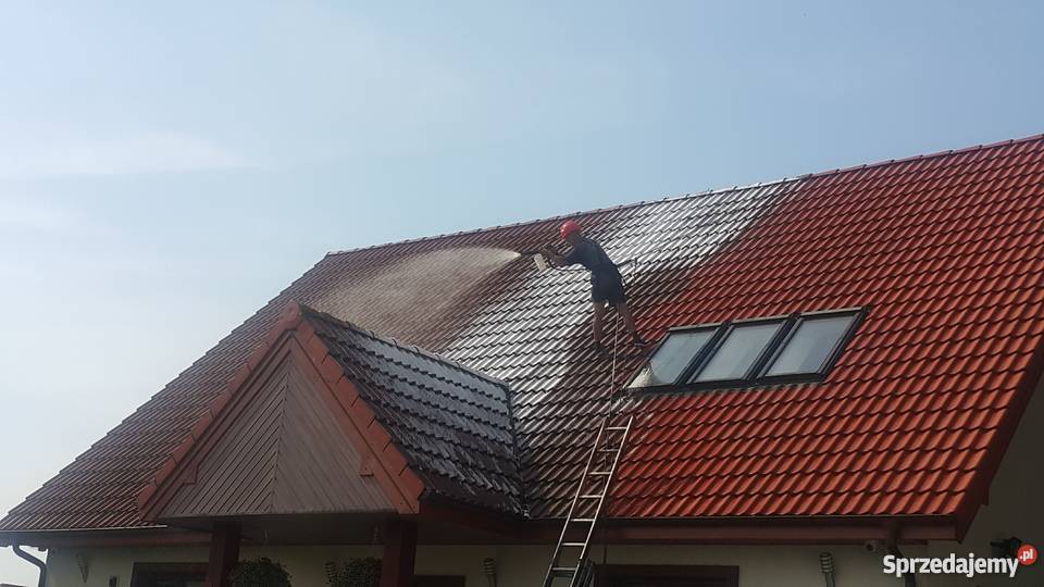 MALOWANIE DACHÓW mycie dachów mycie elewacji Lublin