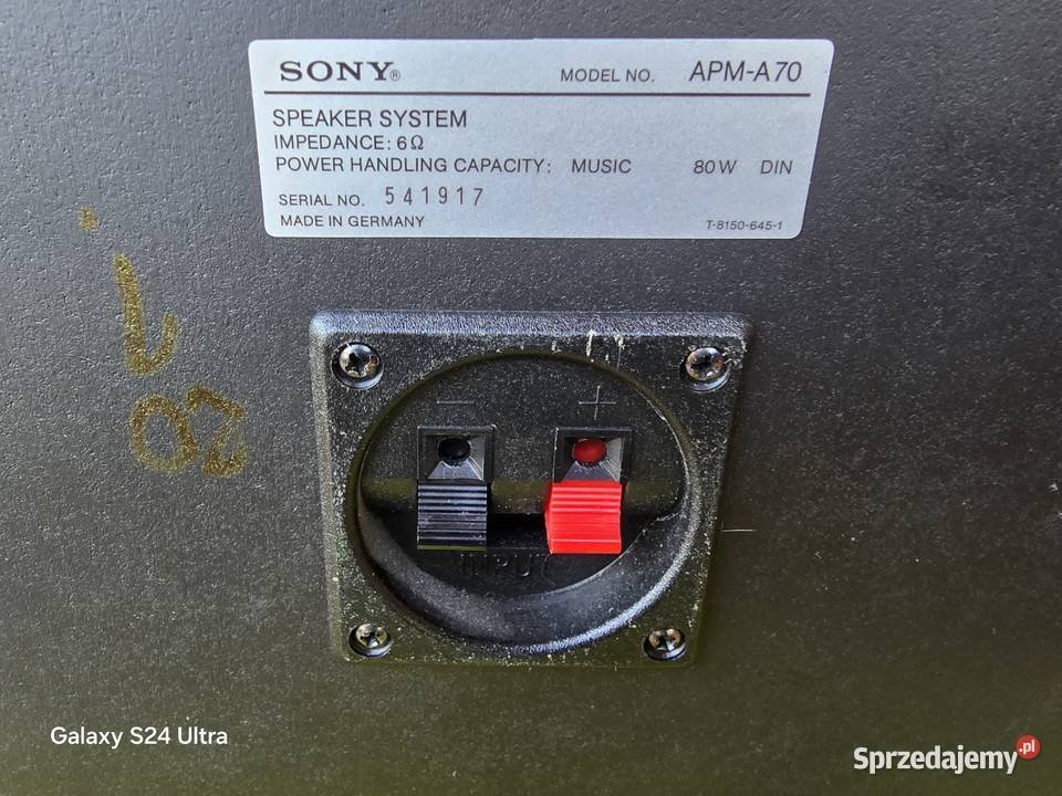 kolumny sony apm a70 Chełm Śląski