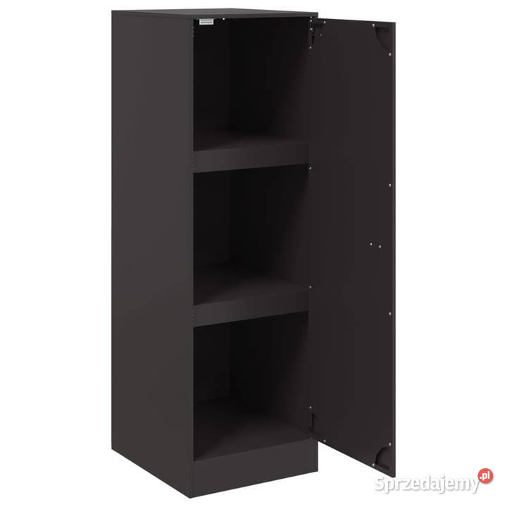 Szafka czarna 345x39x107 stal WM841703 Pozostałe mazowieckie Warszawa