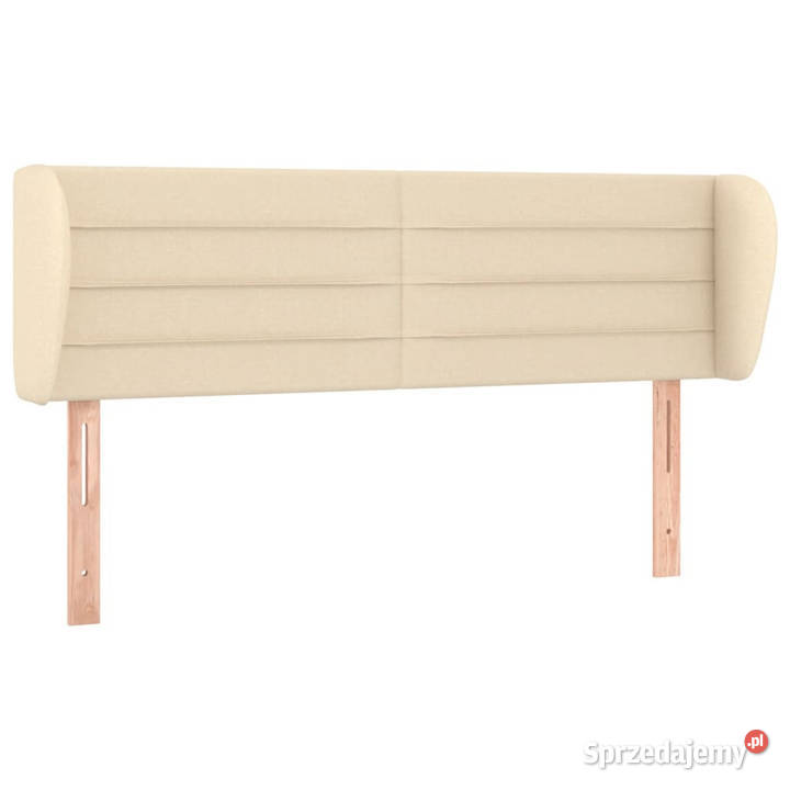 Zagłówek uszak kremowy 147x23x7888 tkanina Warszawa
