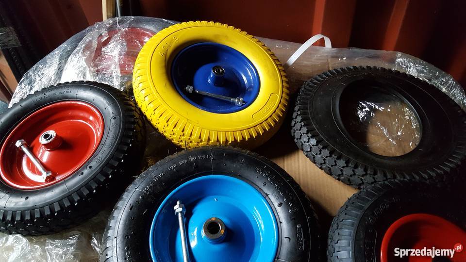 KOŁO KÓŁKO do taczki taczek 4008 4PR oś PROMOCJA Rzeszotary