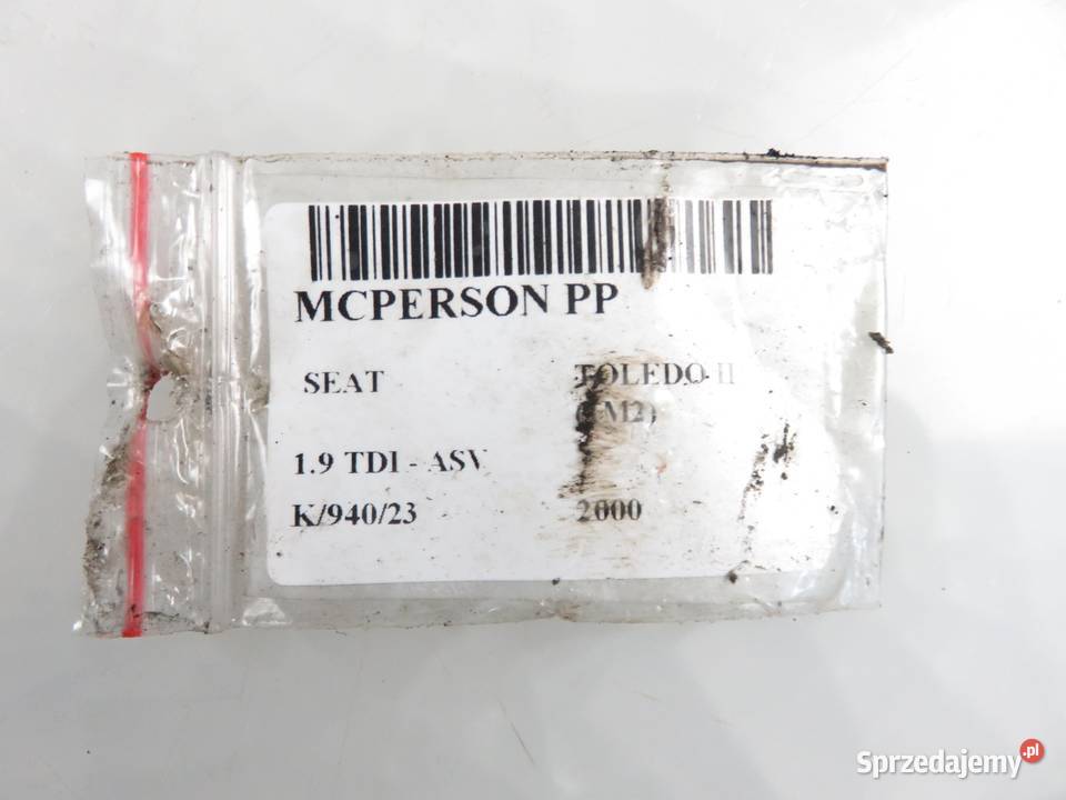 MCPERSON PRAWY PRZEDNI SEAT TOLEDO II 19 TDI osobowe małopolskie