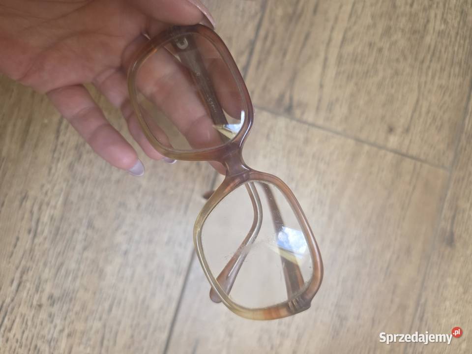 Vintage Okulary Oversize lata 7080 Styl Retro Prudnik