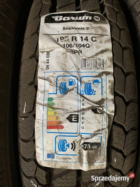 2x Opony Zimowe Barum SnoVantis 2 1956514C 2013r Włocławek