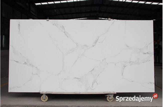 Płyty z Białego Marmuru 280x120 półmat SLAB Piotrków Trybunalski