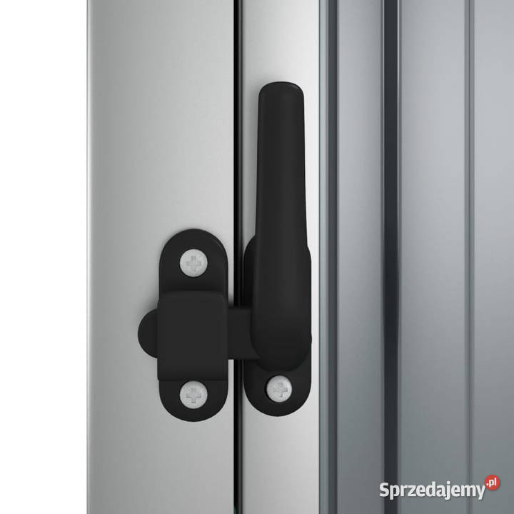 Szopa ogrodowa szara 88x89x161 stal Warszawa