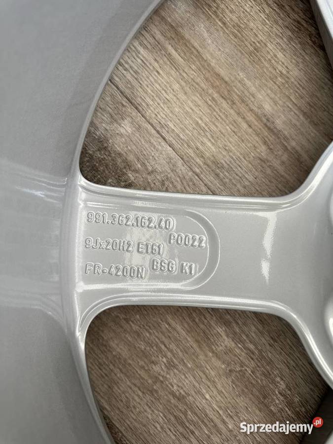 4Nowa oryginalna felga aluPorsche OE 911 991 20 śląskie